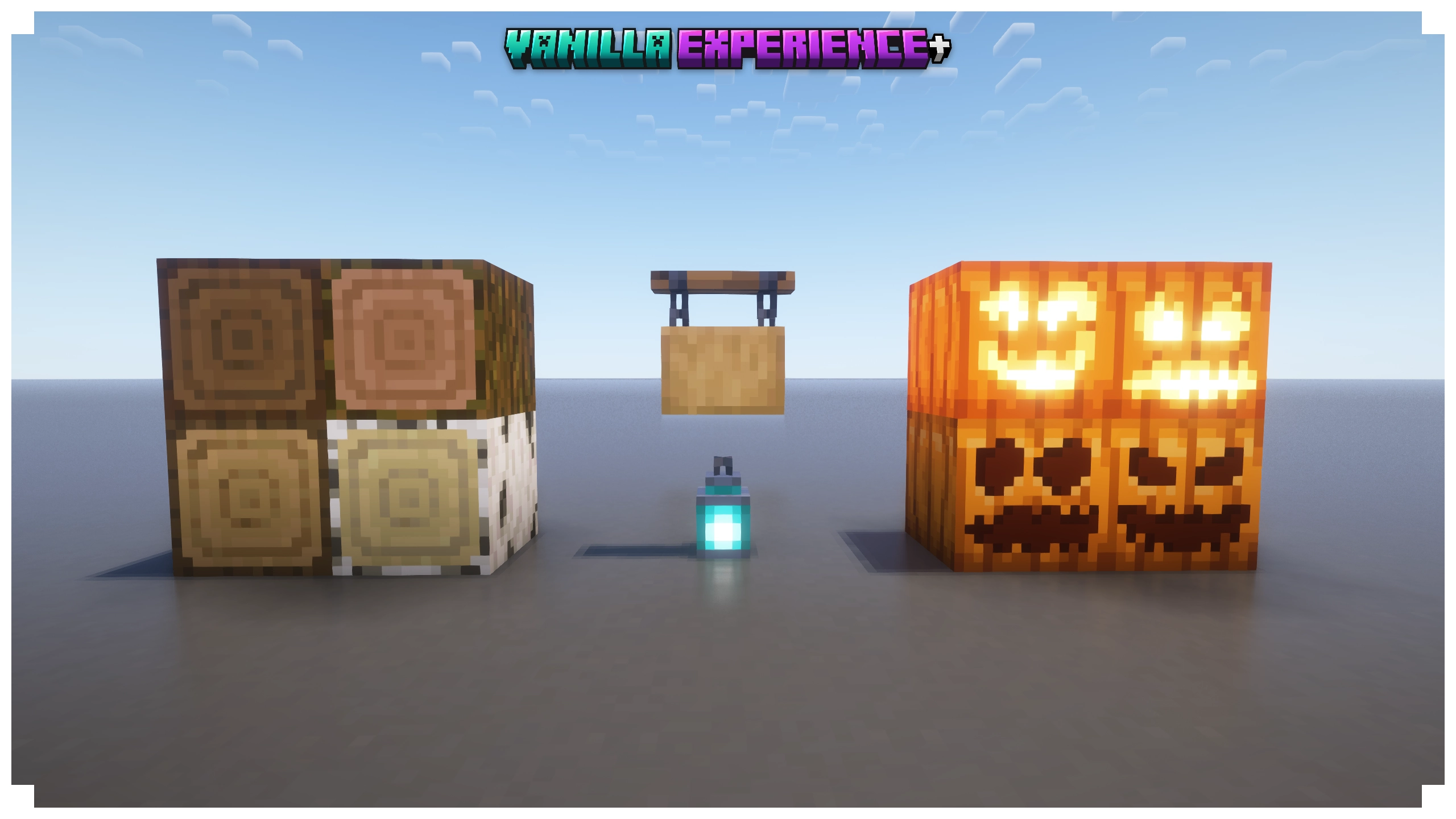 Circular Log Tops & Hanging Signs Log & Soul Lantern Fix & Variated Pumpkins