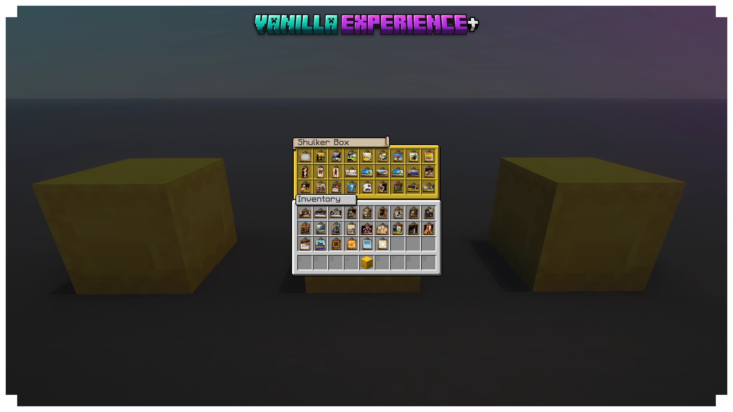 Visual Paintings & Enhanced Shulker Box GUI (OptiFine)
