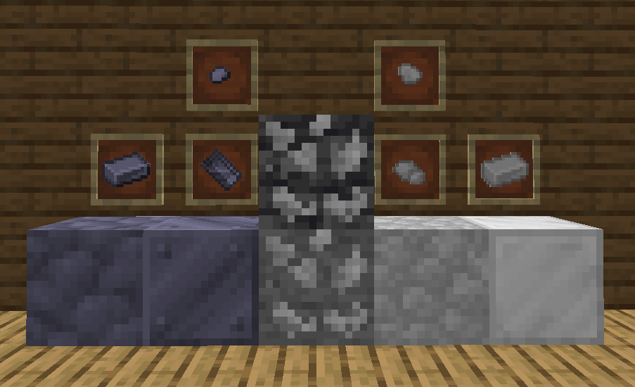 Thumbnail Silver is a new material used for making coins, it is expensive like gold but not that much...
Steel is a good material for weaponry, its a little bit stronger than iron but its less heavier wich means bigger attack speed.