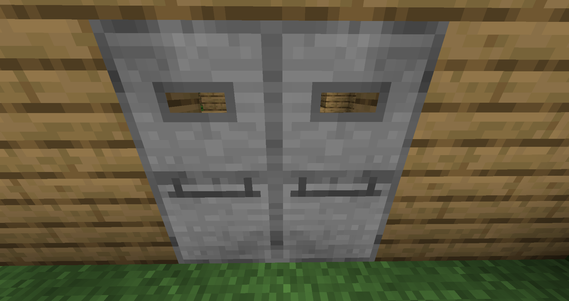 Thumbnail Stone doors are a slightly sturdier than the wooden doors, but can still be opened by hand.