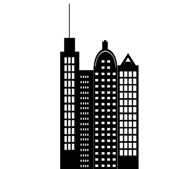 Thumbnail A skyline on the privacy window. For medium walls. - 1 motif - 20 frame colors - Base game compatible