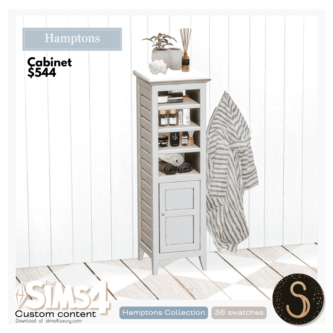 Sims4Luxury - Hamptons 2024 - Cabinet