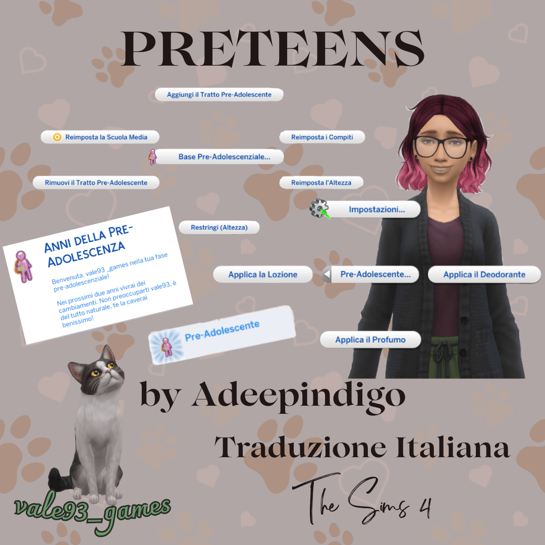 Preetens by Adeepindigo Italian Translation - Gallery - The Sims 4 Mods