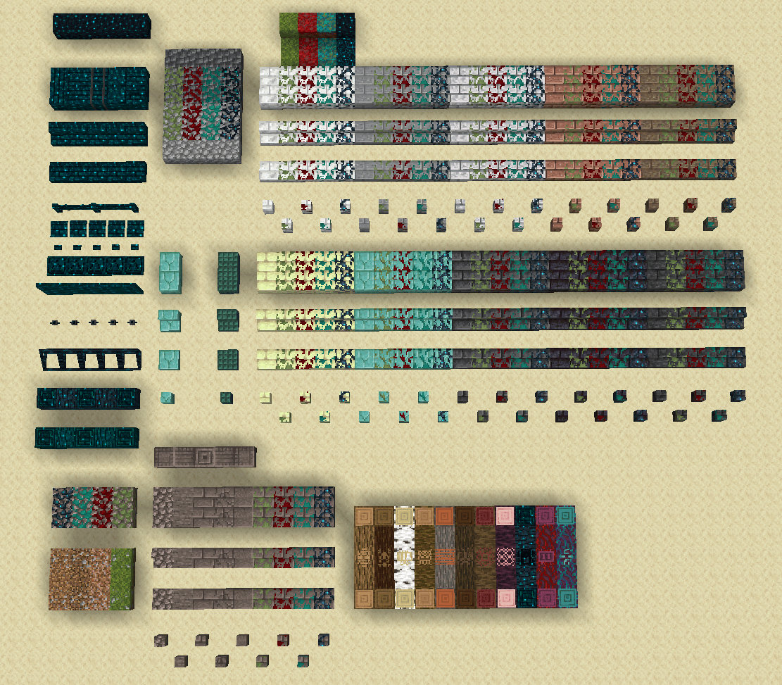 Thumbnail All the new variations & blocks in 1.7 - Natural Update