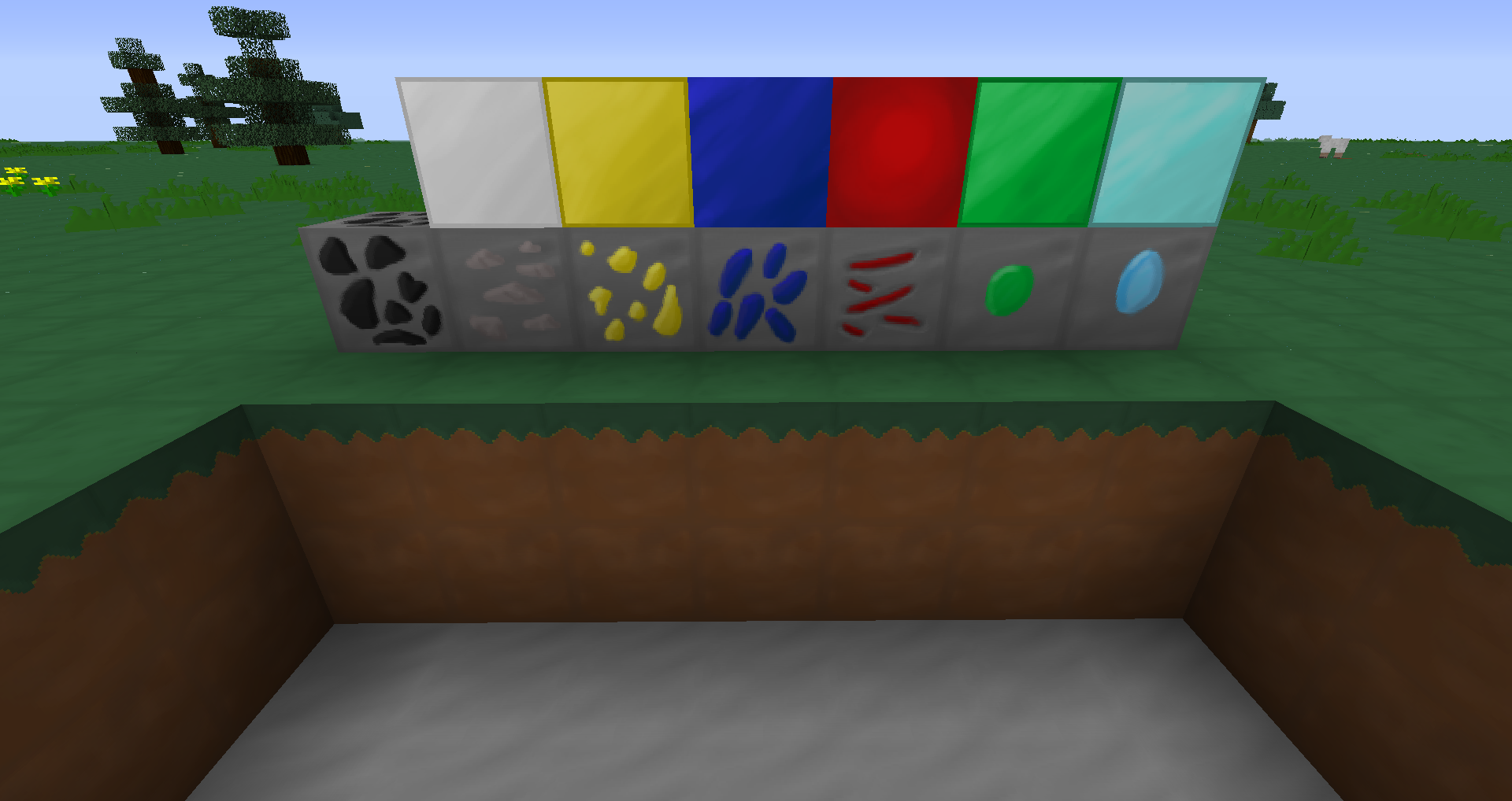 Ores and blocks