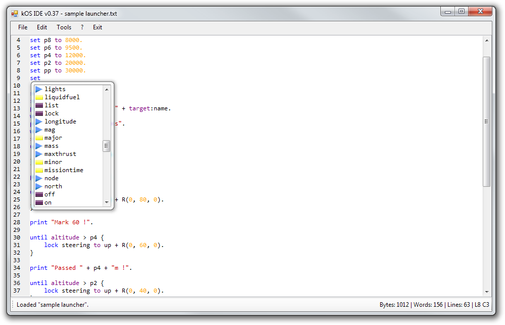 kOS IDE v0.37