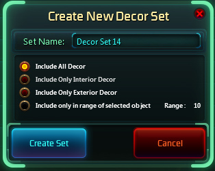 New decor set option