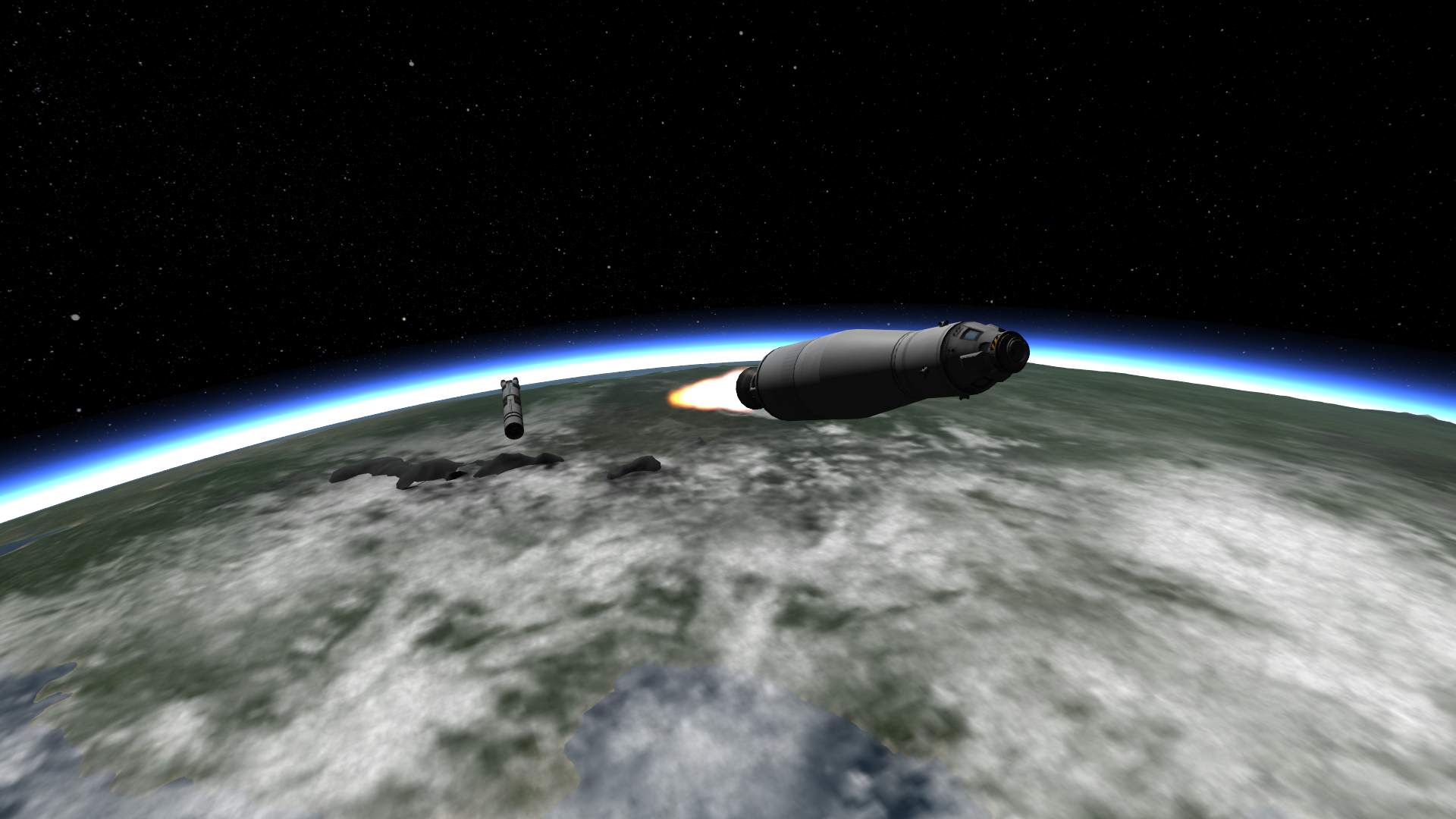 First stage separation