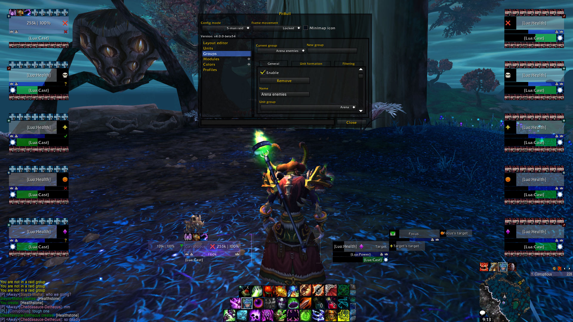 wow addon unit frames