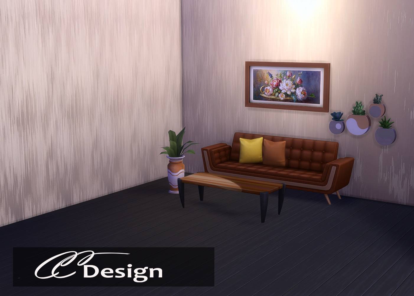 Thumbnail Wallpaper with a shine and a light structure - 6 different colors - endless - compatible with the base game