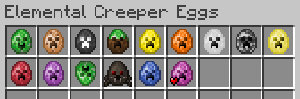 Elemental Creepers Eggs