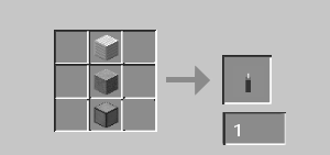 Thumbnail Crafting Recipe for the Knife. Theres nothing else to explain here.
