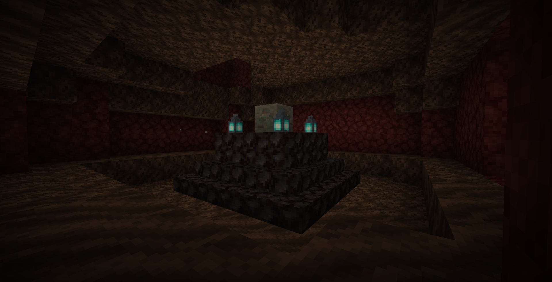 Thumbnail An everyore shrine spawning naturally in a little pocket in the nether. Yes, they do spawn like that.