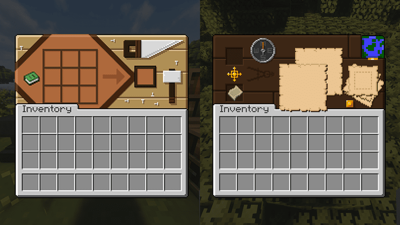 Thumbnail Resource Pack that will give your Minecraft GUI a glow up! Overhauls anvils, enchantment table, brewing stands, chests, and more.