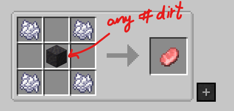 Thumbnail Can use any #dirt block in the middle.