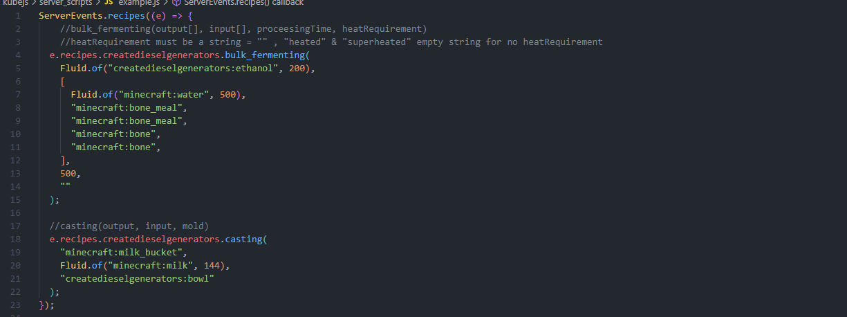 v1.2.0 Syntax new supported recipe Types