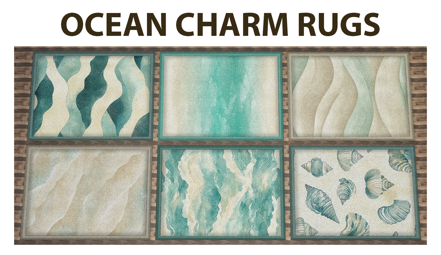 ocean charm rugs