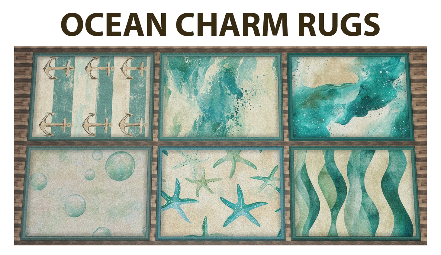 ocean charm rugs