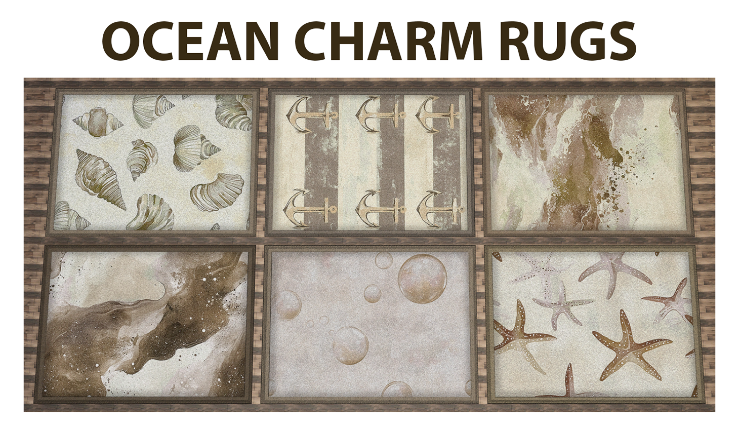 ocean charm rugs