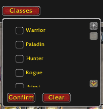 Dark Mode Showcase Classes Window