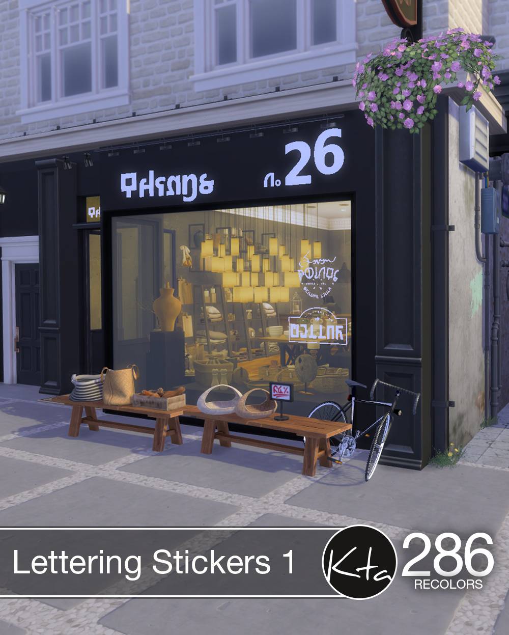 [kta] Lettering Stickers 1 - Gallery - The Sims 4 Build / Buy - CurseForge
