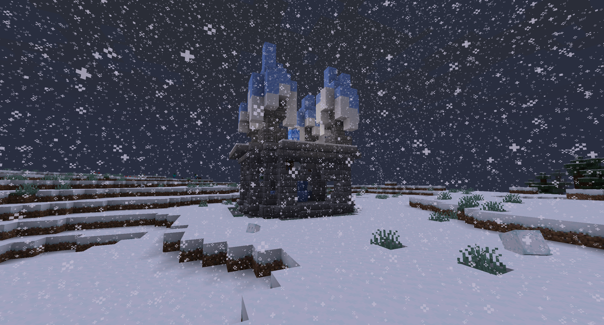 Thumbnail A Frostfall Watchtower in a Snowy Plains, wonder what secrets it holds...