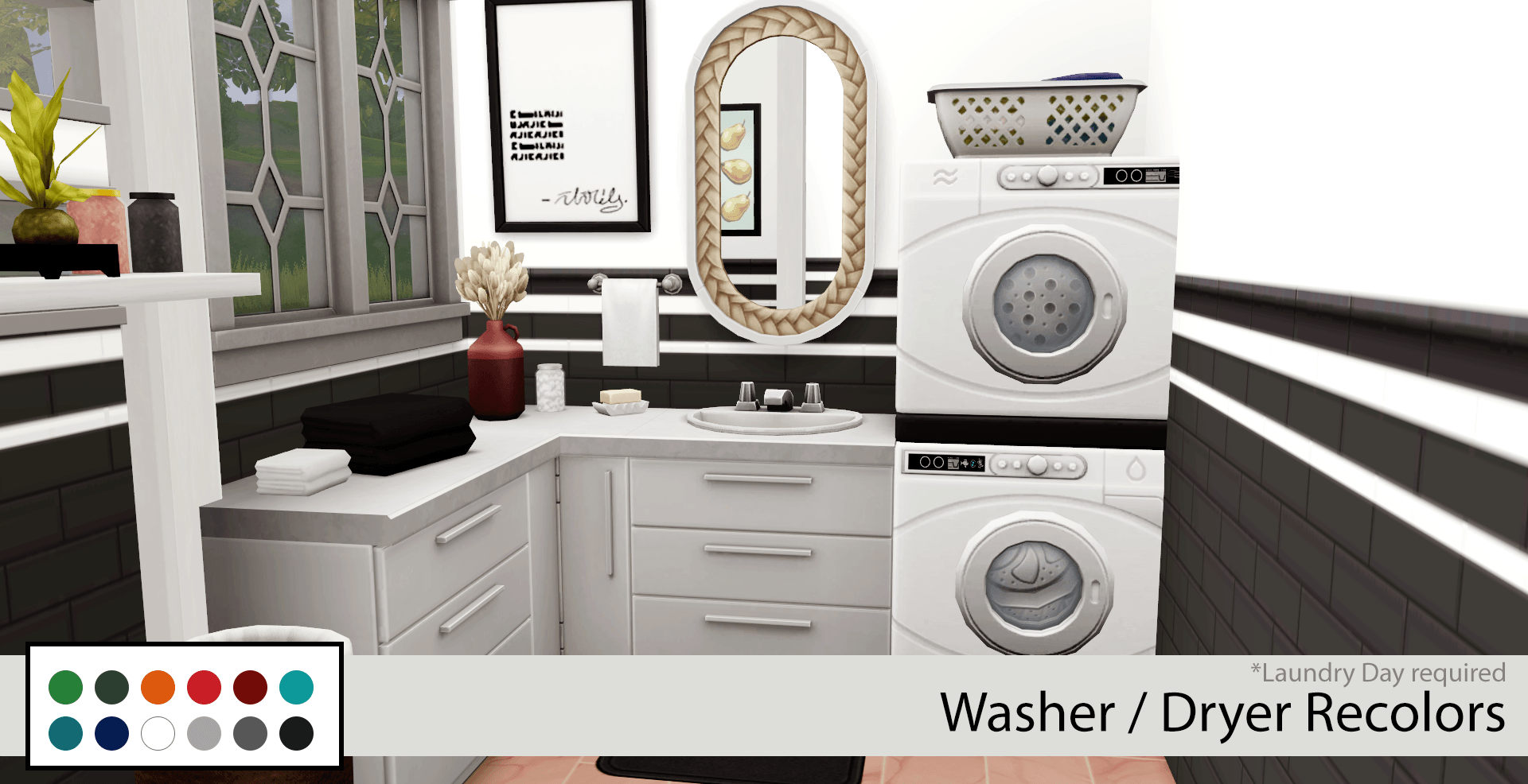 Washer / Dryer Matching Recolors - [Laundry Day] - Gallery - The Sims 4 ...
