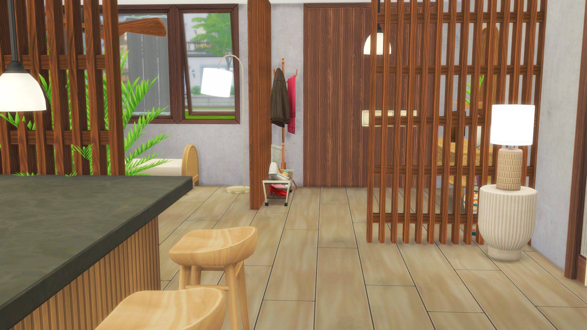 Japandi Inspired Kitchen & Entrance - The Sims 4 Rooms / Lots - CurseForge