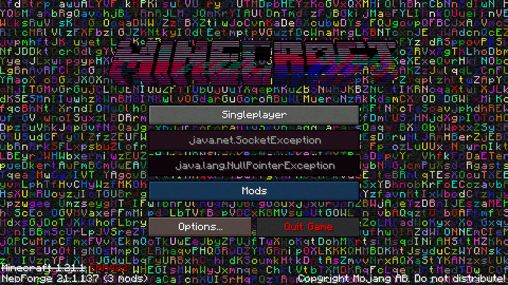 Error 422 gallery minecraft mods curseforge