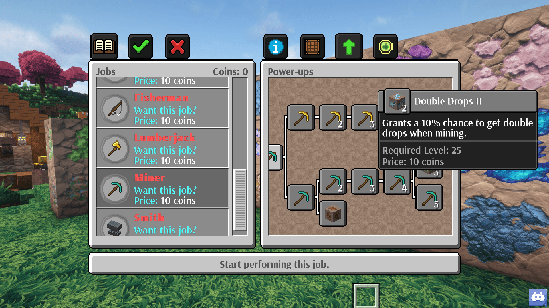 Thumbnail Jobs+ - 10 Jobs with small buffs to gain as you level. Levelling gets harder as you progress. Being fully experienced with this mod can say it's very balanced and I would not change a thing about it.