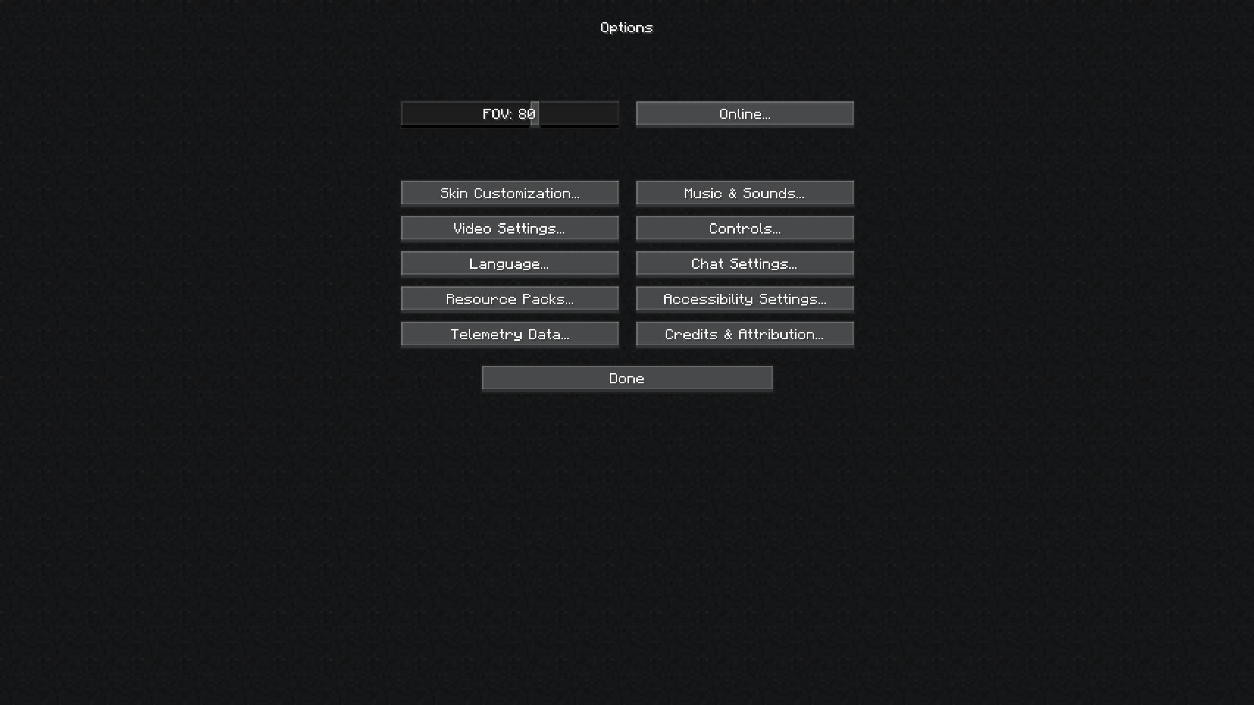Settings 1.20