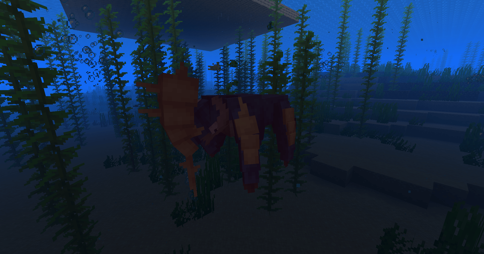 Thumbnail A Samurott fainting underwater.