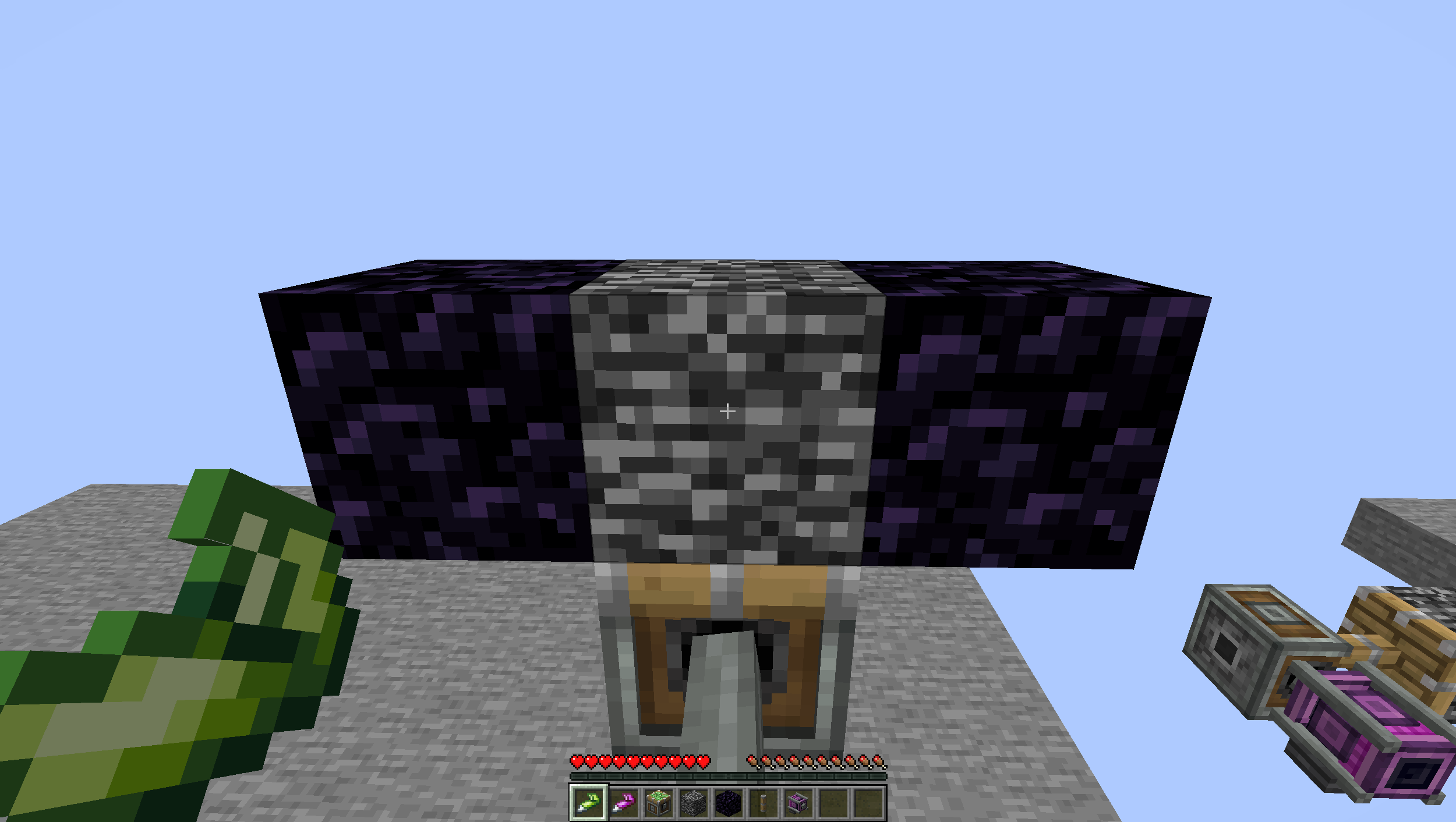 Creative glue in survival mode