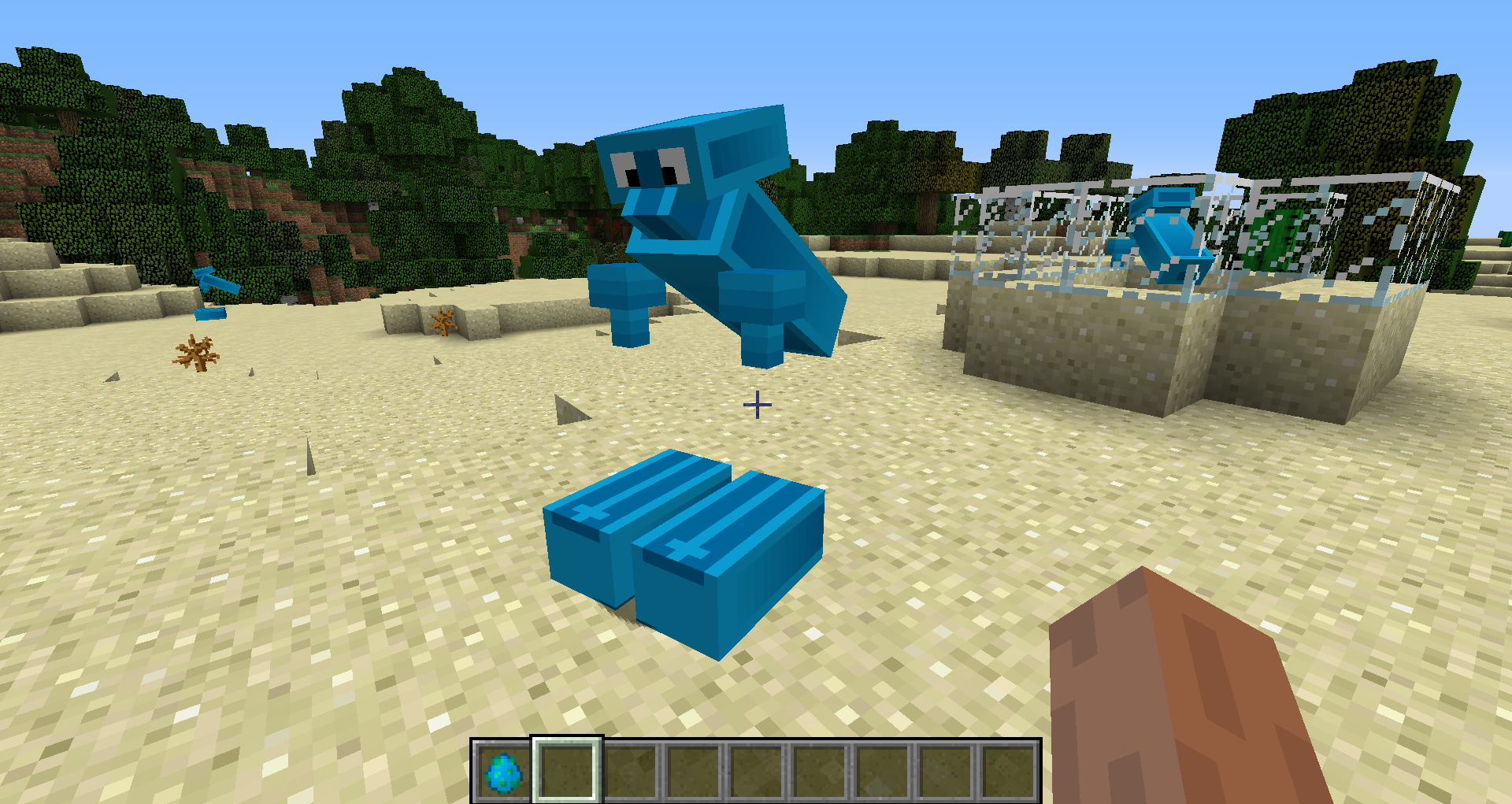 Look at those big feet!