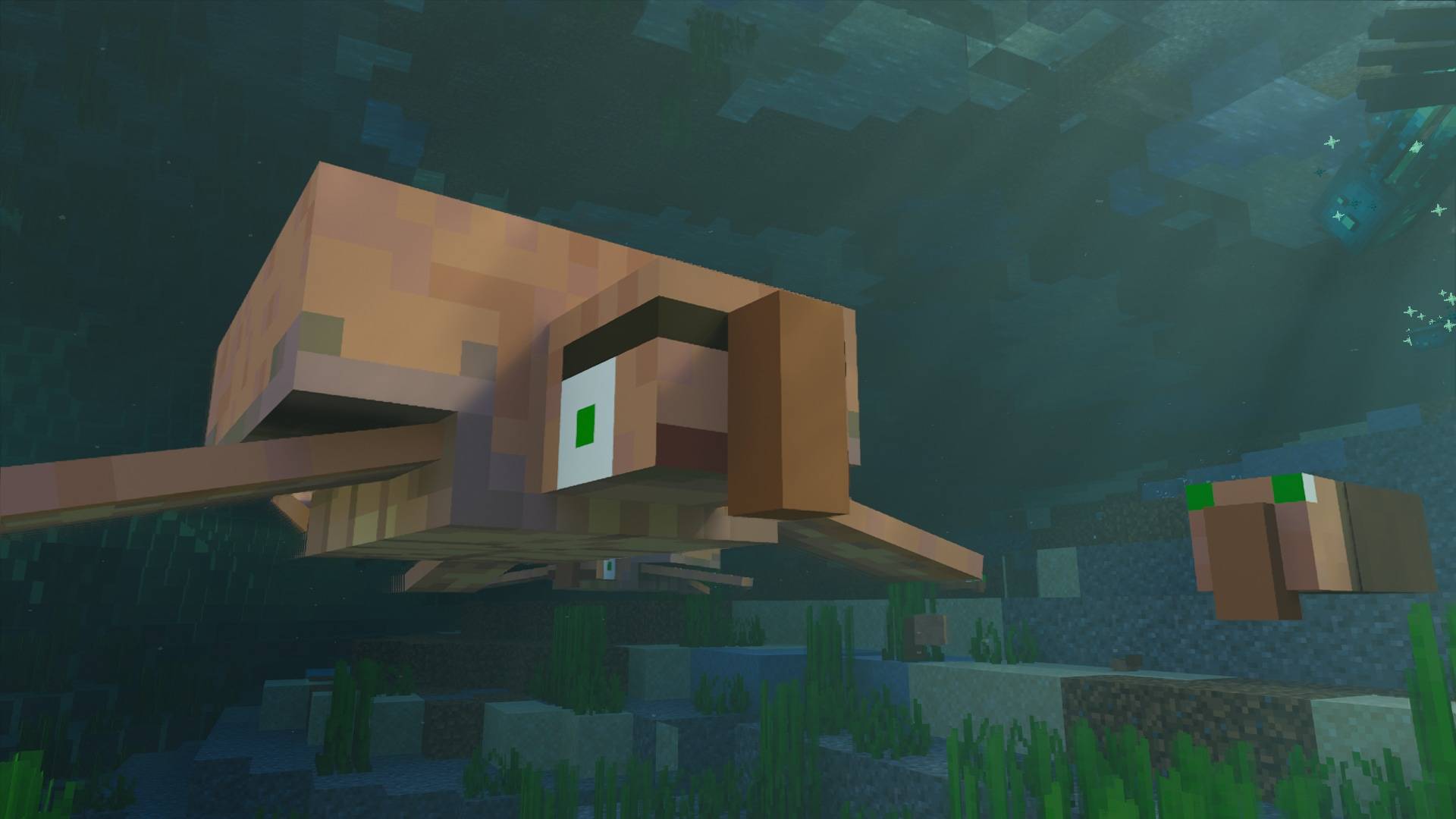 Turn every mob into villager! - Aquatic