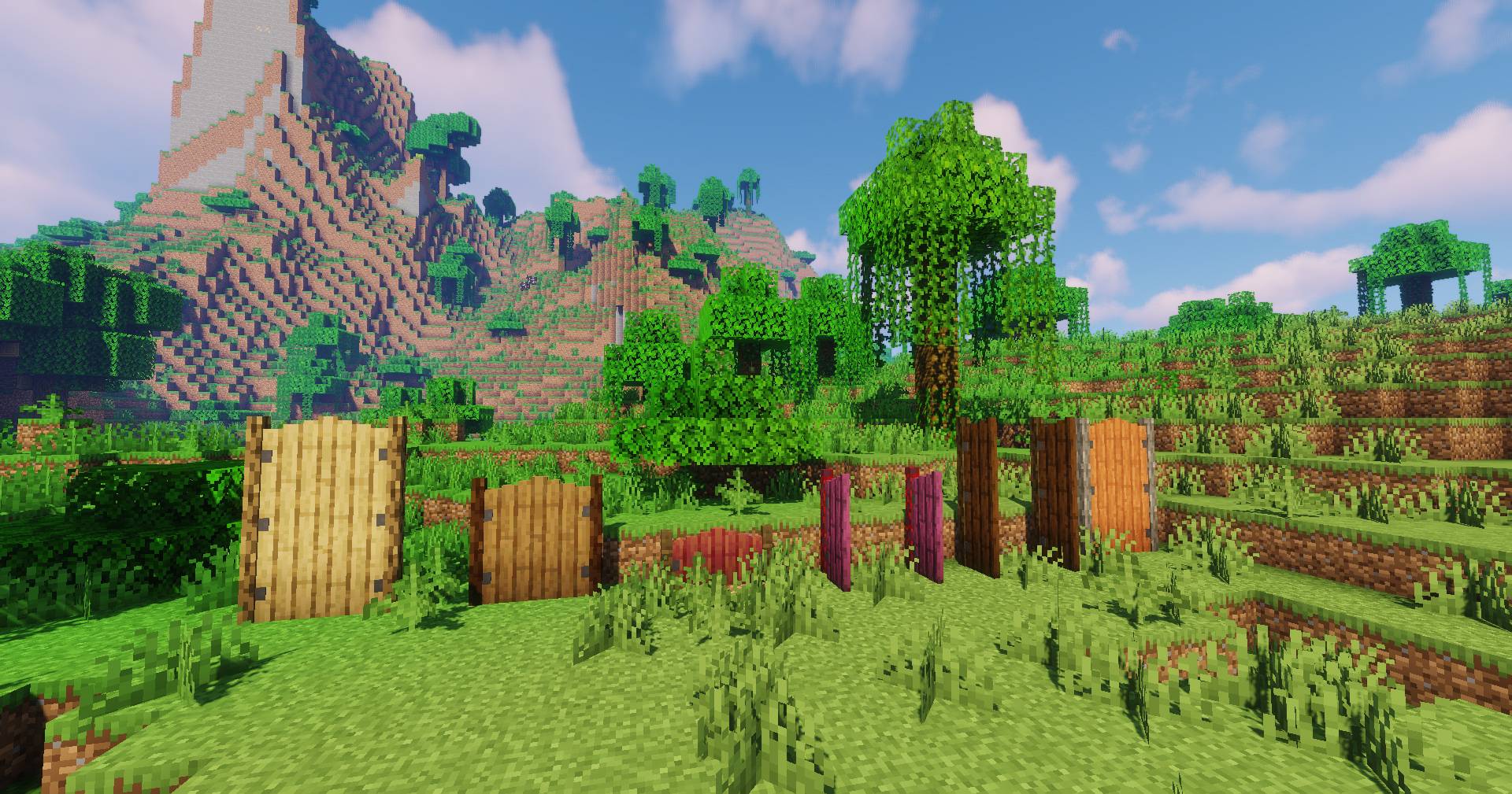 Wooden Double Gates