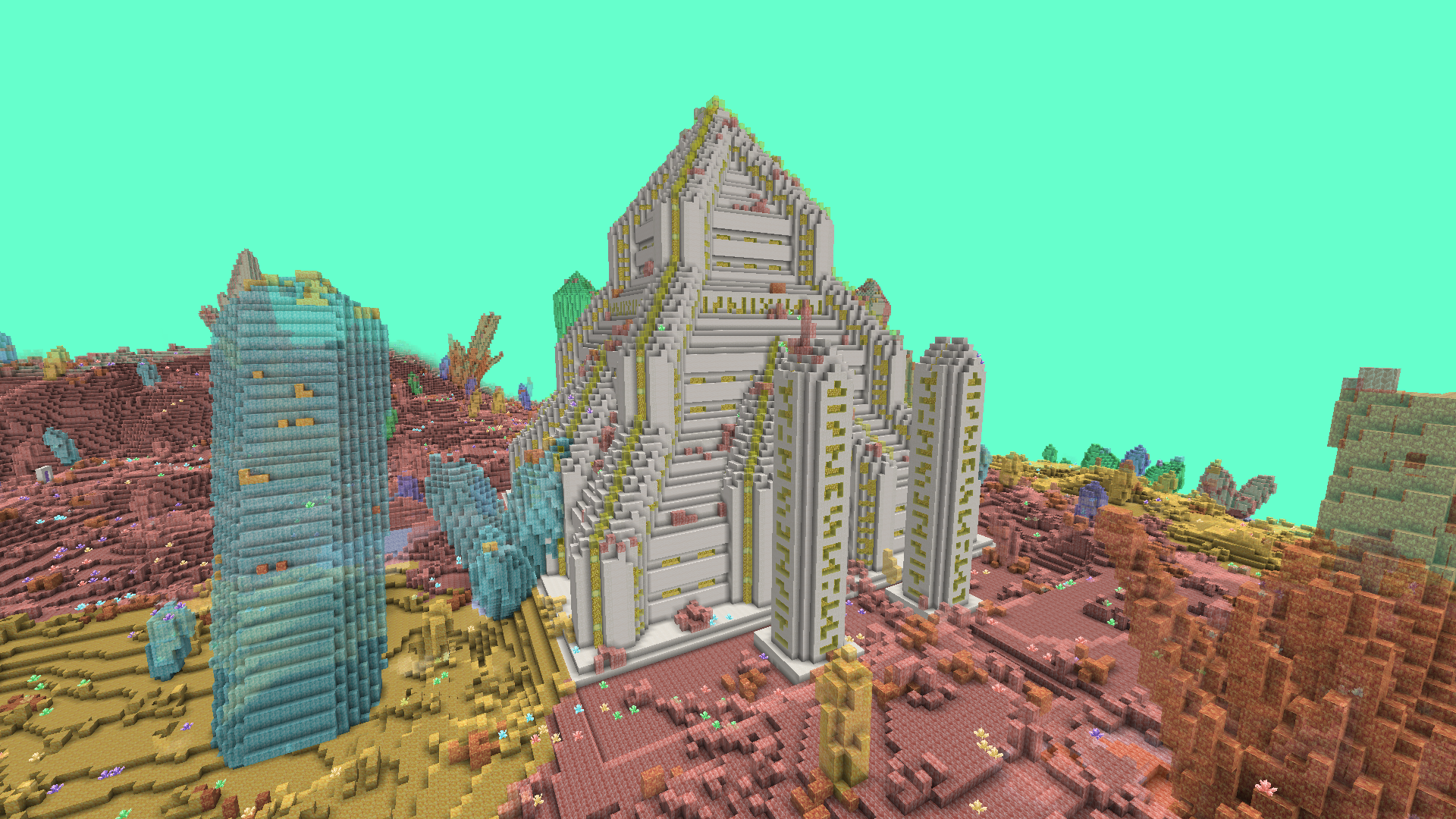 Thumbnail Original build: https://www.planetminecraft.com/project/minecraft-alien-pyramid/