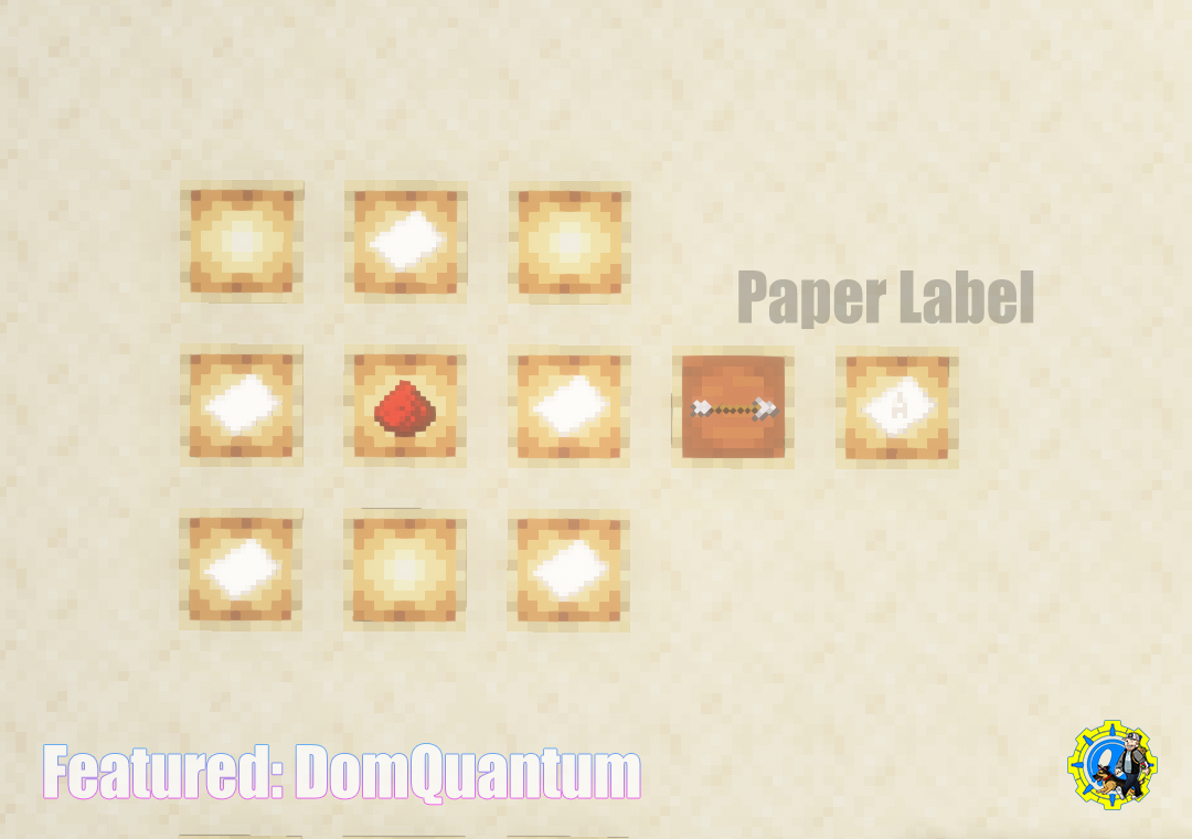 Thumbnail Craft Paper Labels to apply to Quantum Lamps. Recipes available in the Quantum Lamp Guide Book.