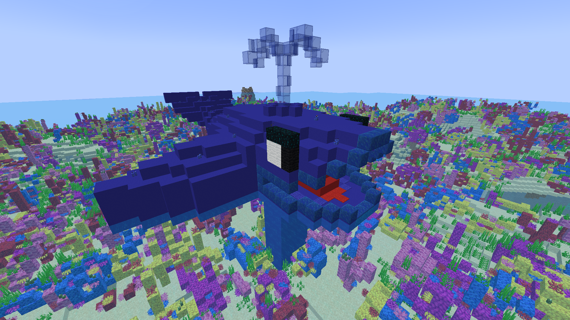 blue dungeon from above