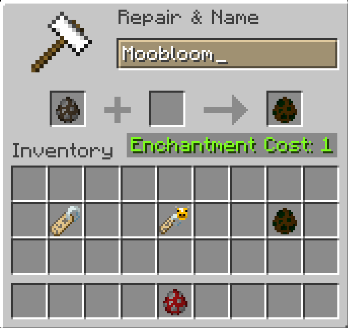 When a cow_spawn_egg is named Moobloom.png