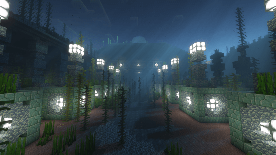 Thumbnail Ocean Monument from YUNG's Better Ocean Monument mod