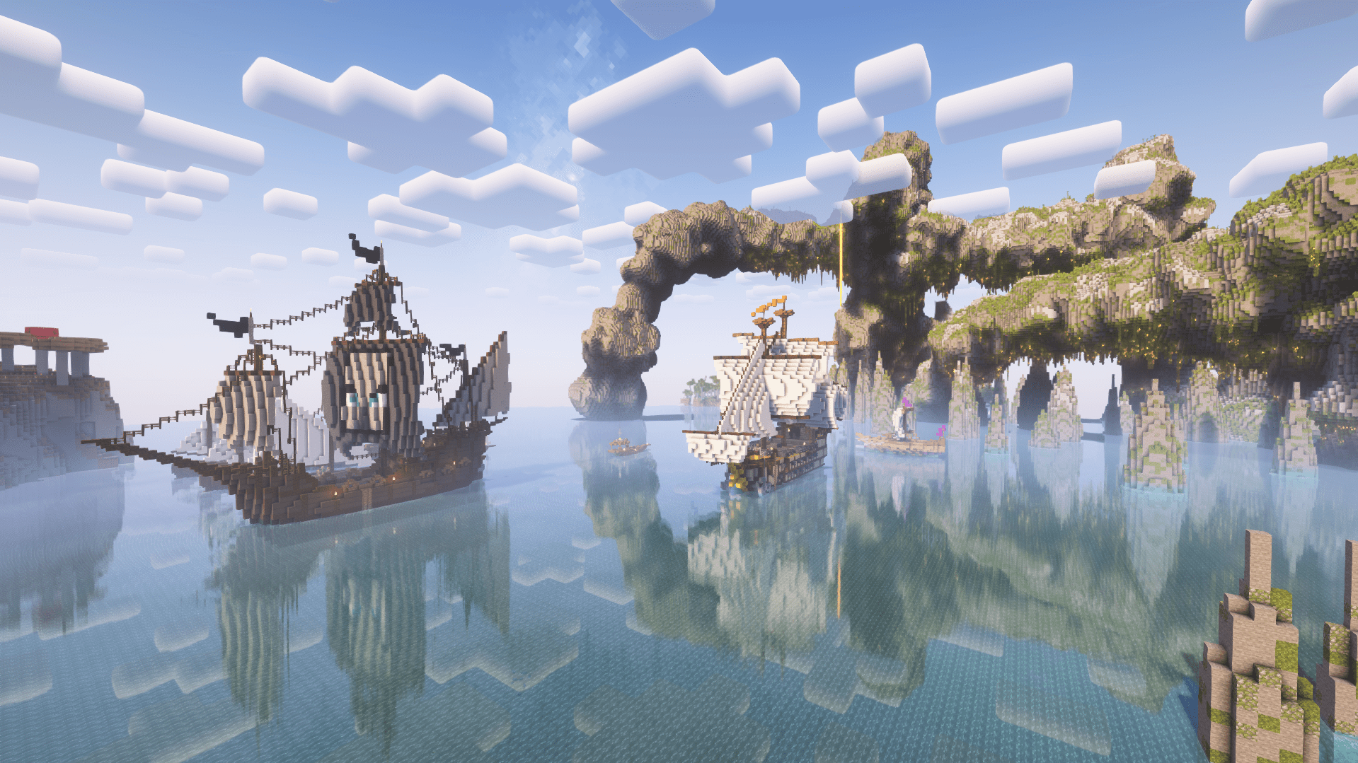 Thumbnail "Welcome to the Pirate’s Cove, where legendary ships sail through mystical waters! Explore the vast ocean, uncover hidden treasures, and forge your own path in the Vanilla Reforged+ world. But beware… not every ship sails with good intentions!" 🏴☠️
