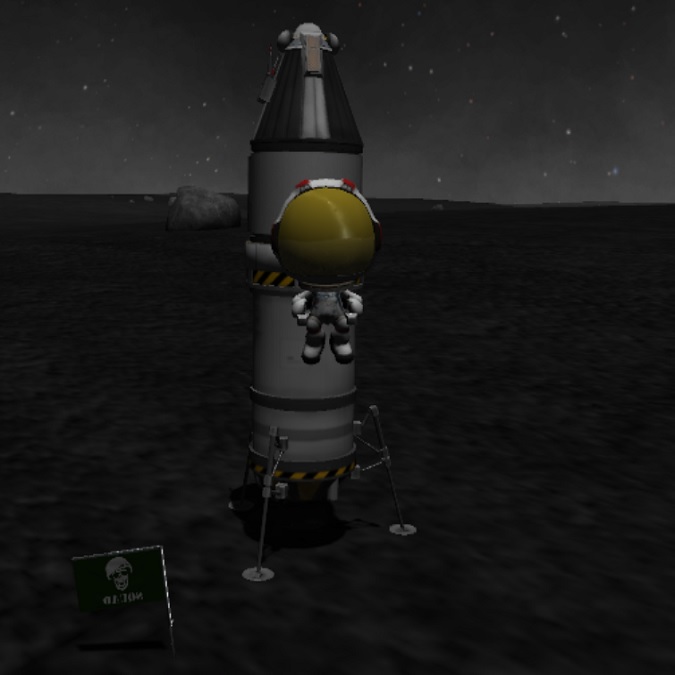 5 Mun landing