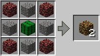 Crafting a Lava Splonge Block