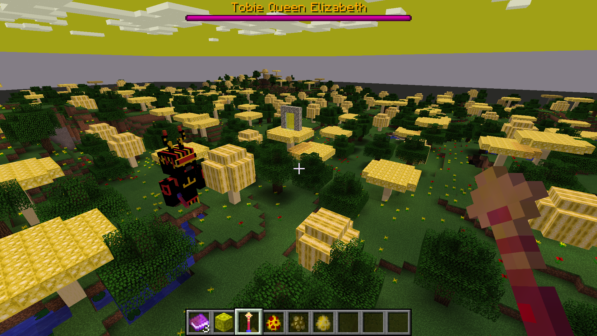 Giant glistering mushrooms!