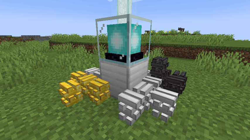 Can be used as beacon blocks too (iron, gold, netherite) ~since v1.1.0.