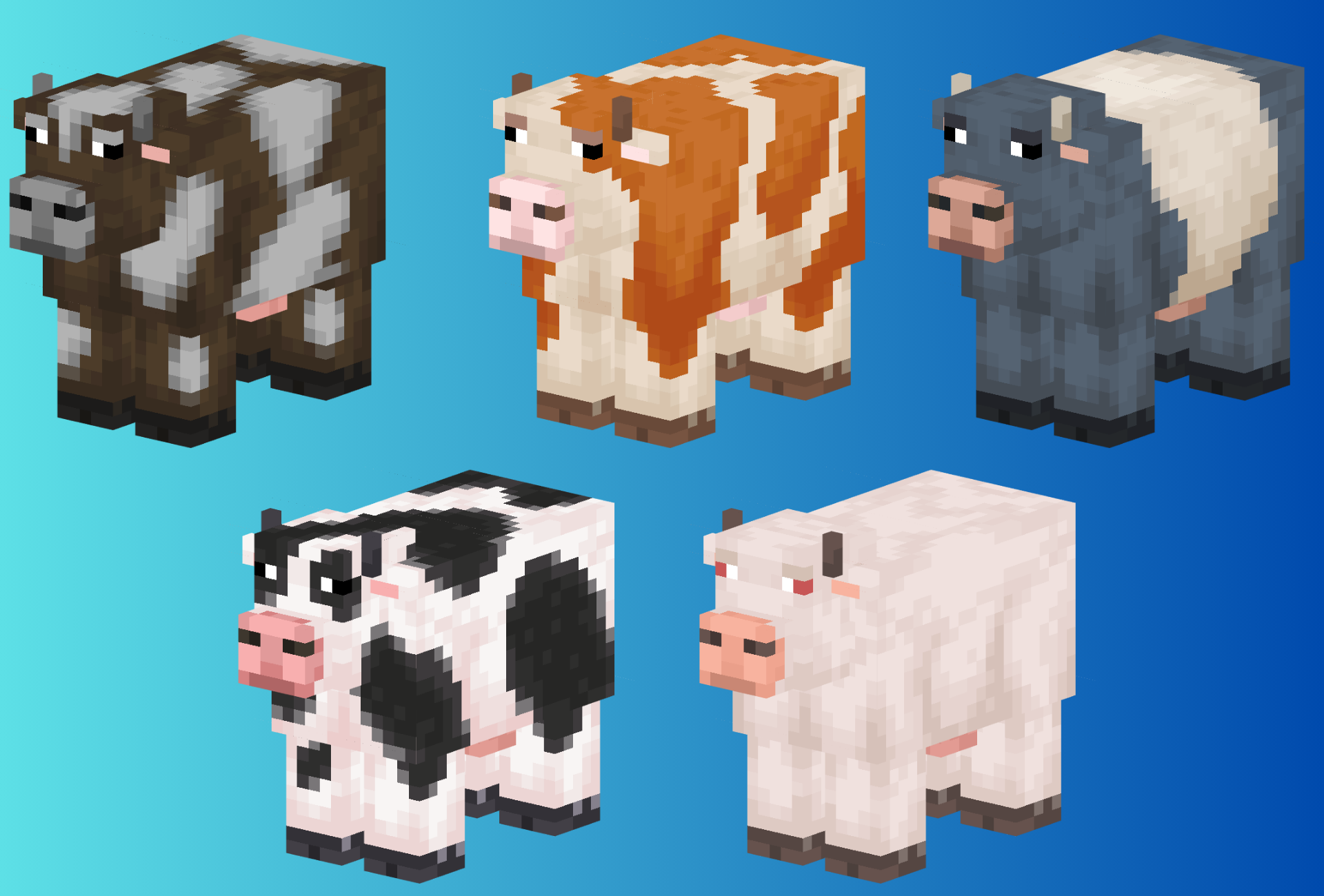 Prettier Cows Minecraft Resource Packs CurseForge