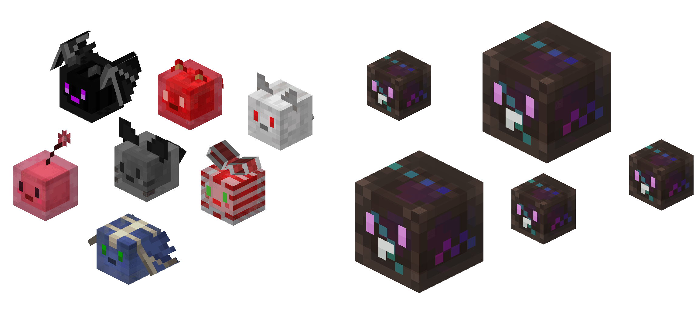 Some slimes being chased by Tarr!