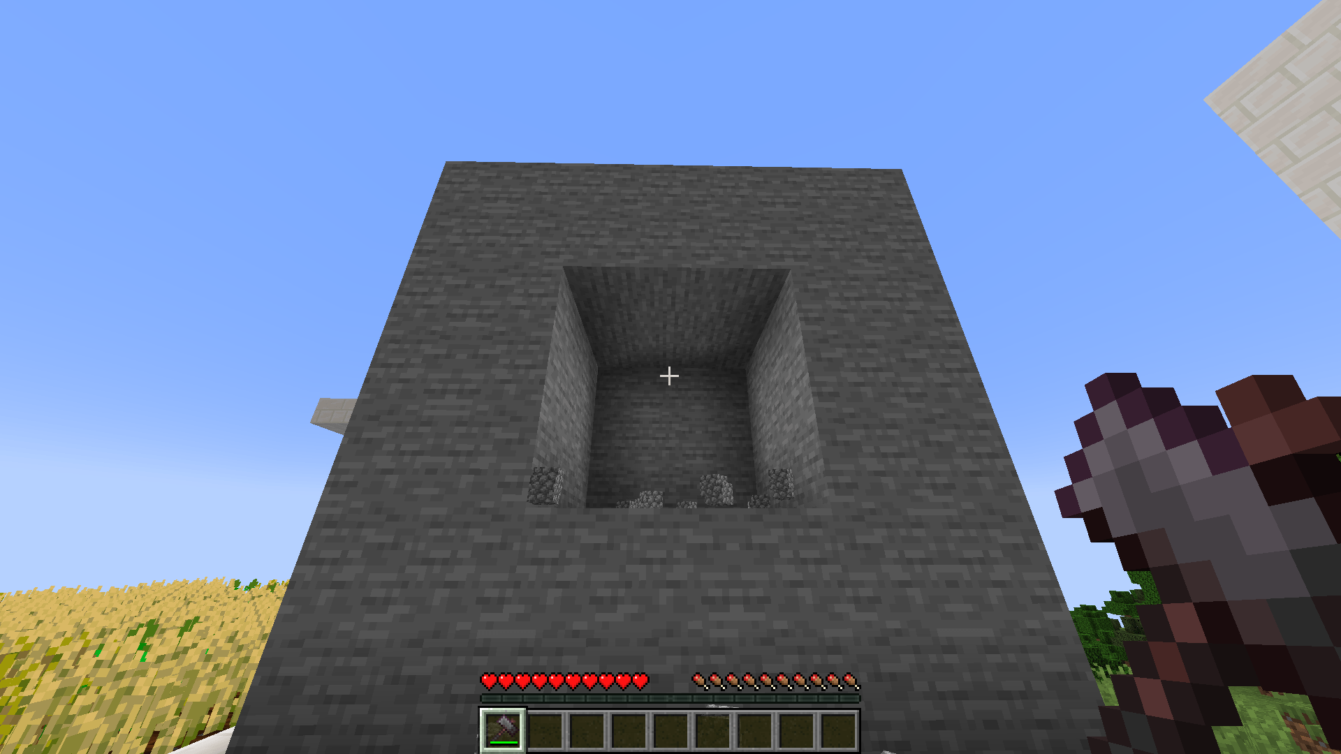 Thumbnail The hammer is a new tool that can break 3x3x3 areas of blocks, but becomes more powerful with enchantments!