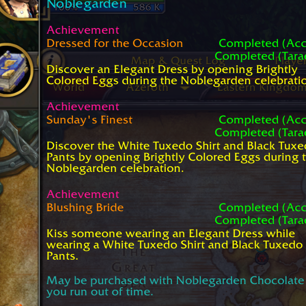 Thumbnail Access all of your achievements progress via the continent pin cluster